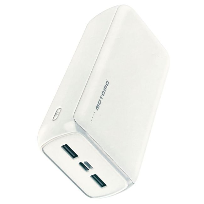 MOTOMO - PowerBank Bateria Externa Puerto USB-C 20.000Mah 2.4A Blanco