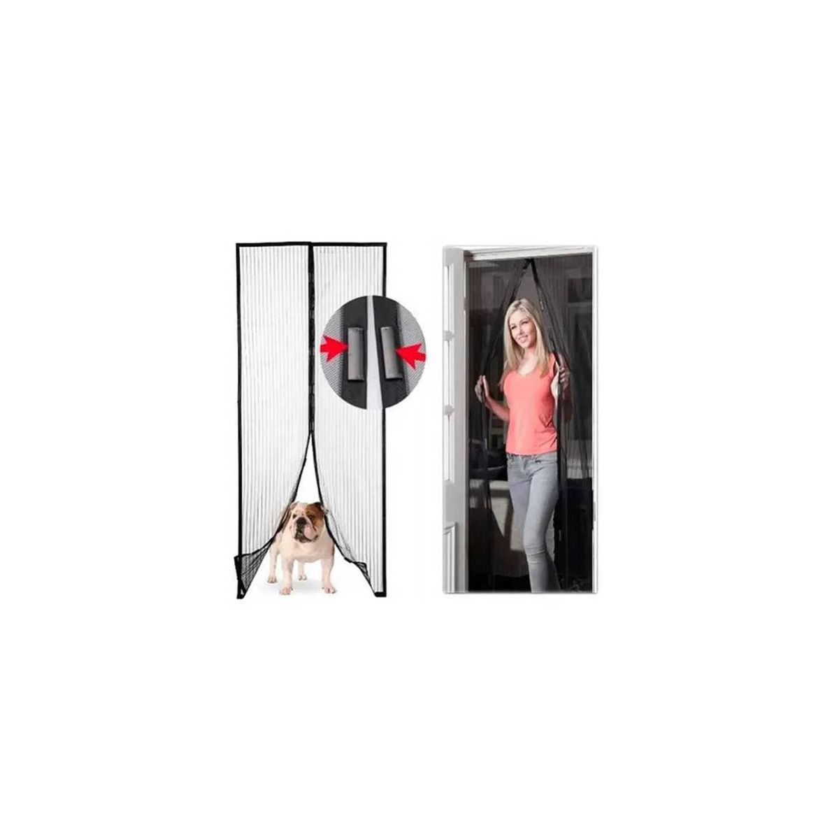 GENERICO - Malla Anti Mosquitos Mosquitera Malla Puerta 50x210