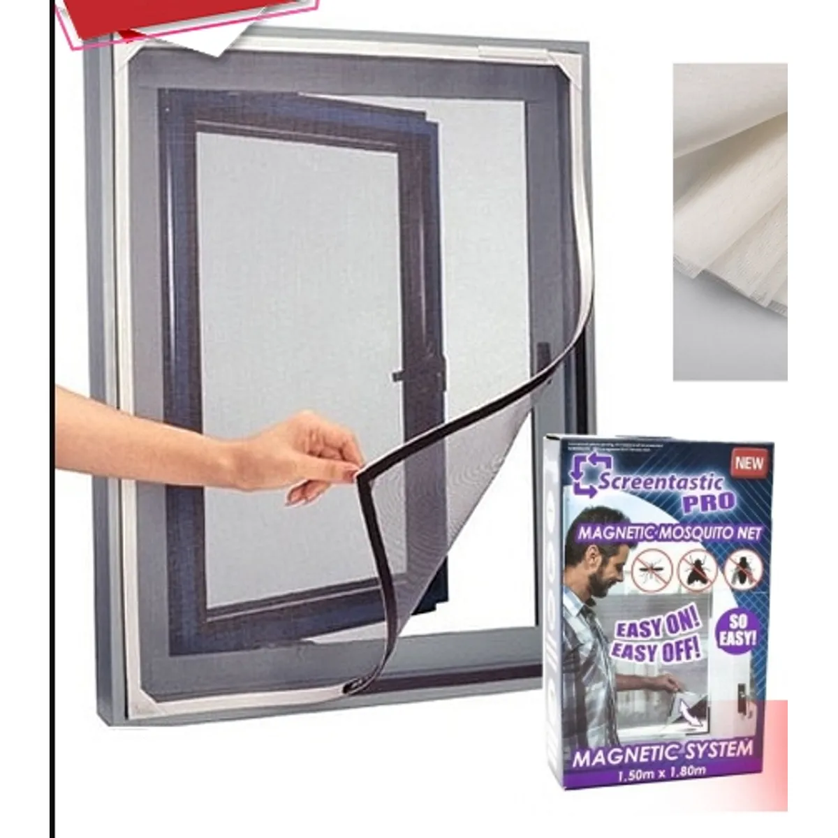 GENERICO - Malla Mosquitera Ventana Mosquitos Para Insectos Zancudos