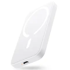 JOIGO - PoweBank MagSafe Compatible Con iPhone Con 10.000 Mah Blanco