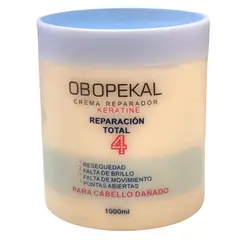 OBOPEKAL - Crema Capilar Tratamiento Reparación Total 4 1000ml.