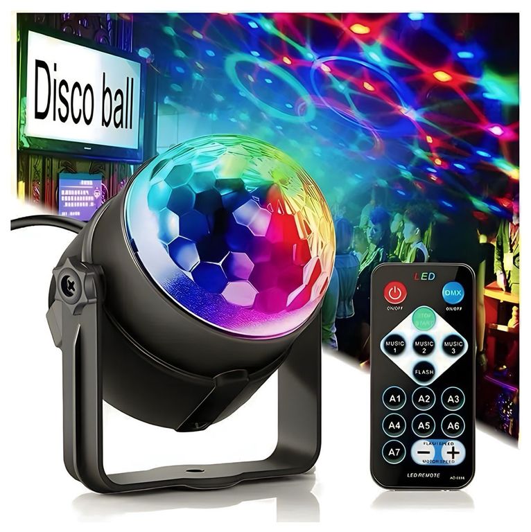 Bola Led Laser RGB Party Multicolor Con Control Remoto | Sodimac Chile