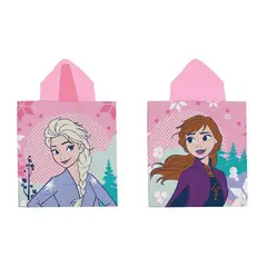 OEM - TOALLA PLAYA CAPUCHA MF 60x120 -FROZEN SNOW