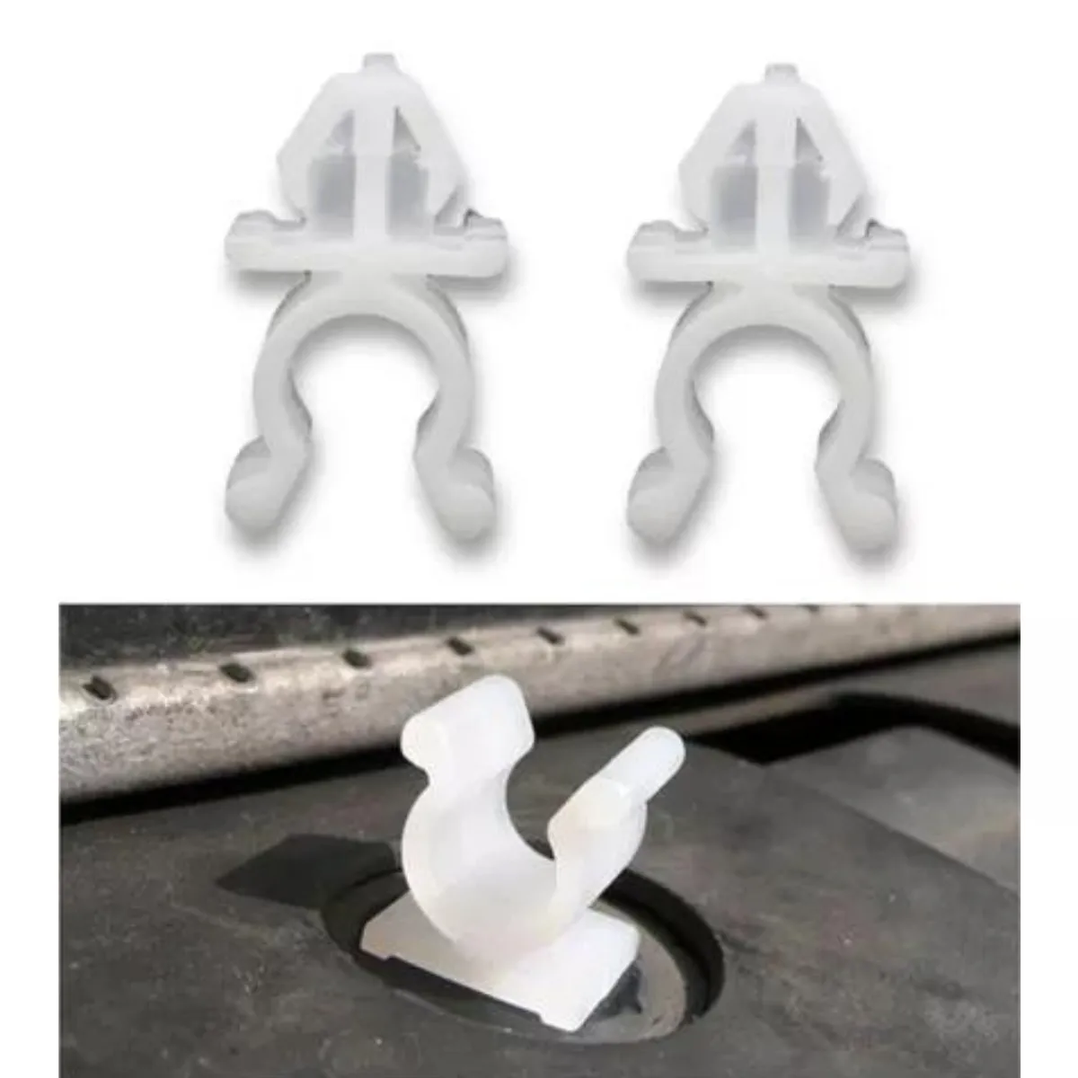 GENERICO - Par De Sujetadores Universales Para Barra De Capot De Nissan