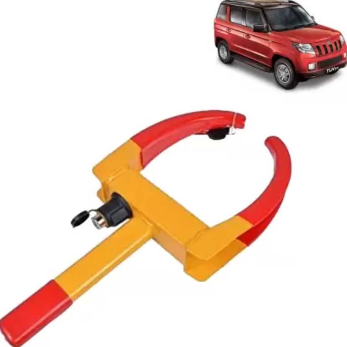 GENERICO - Tranca Volante Traba Rueda Auto