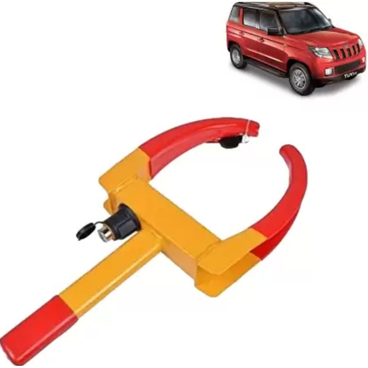 GENERICO - Tranca Volante Traba Rueda Auto