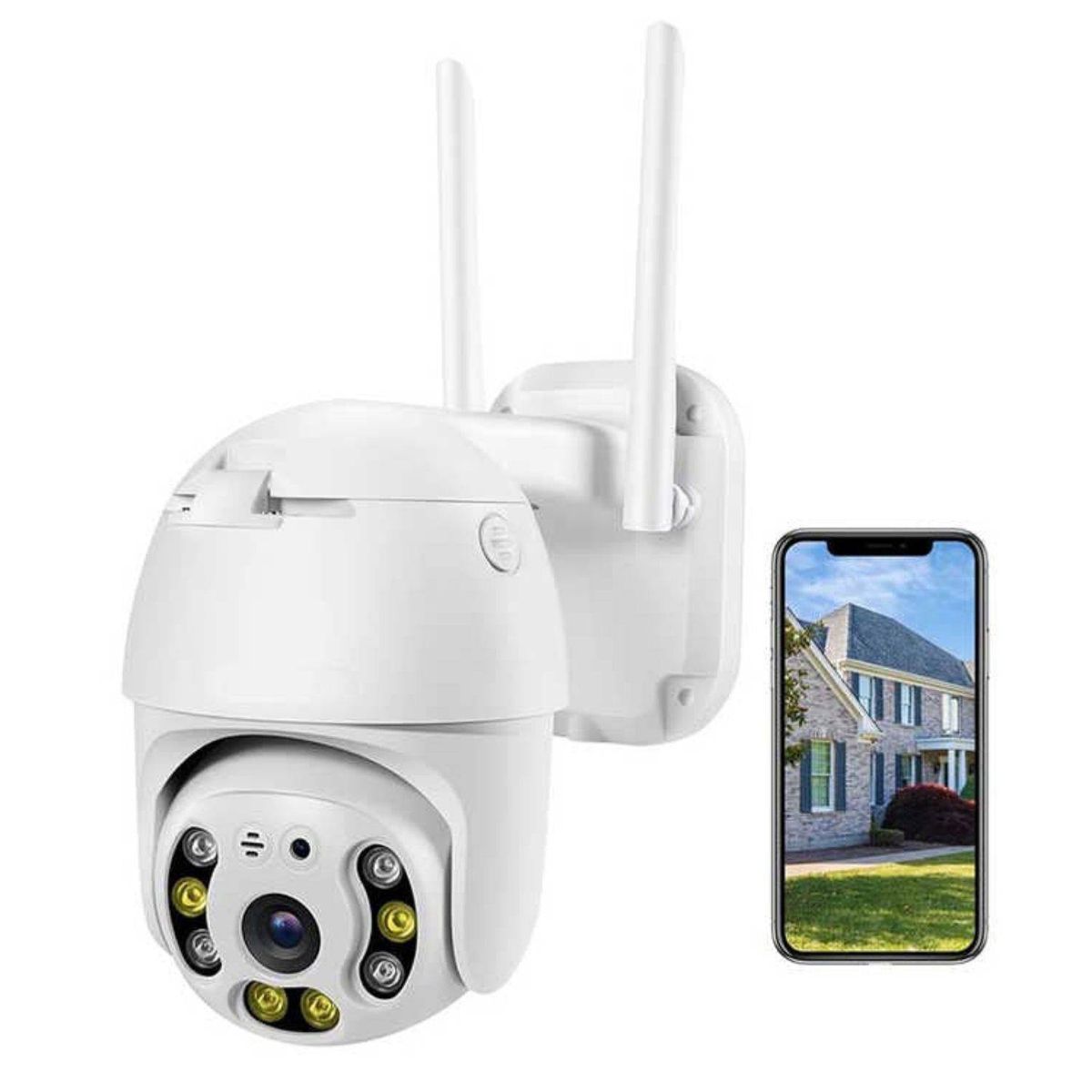 GENERICO - Smart Camara Ip Wifi Alarma Exterior Anti Agua Ip66