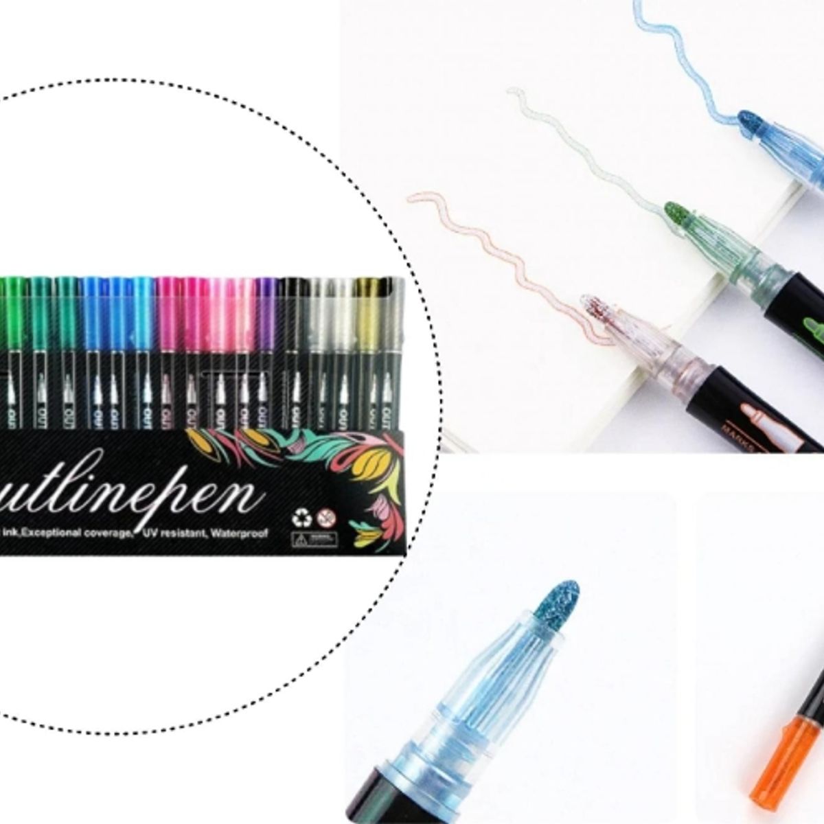 GENERICO - Marcadores Mágicos 24 Colores