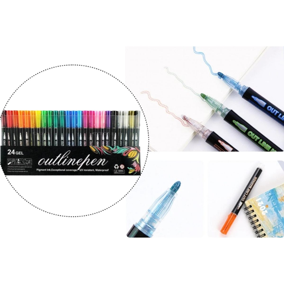 GENERICO - Marcadores Mágicos 24 Colores