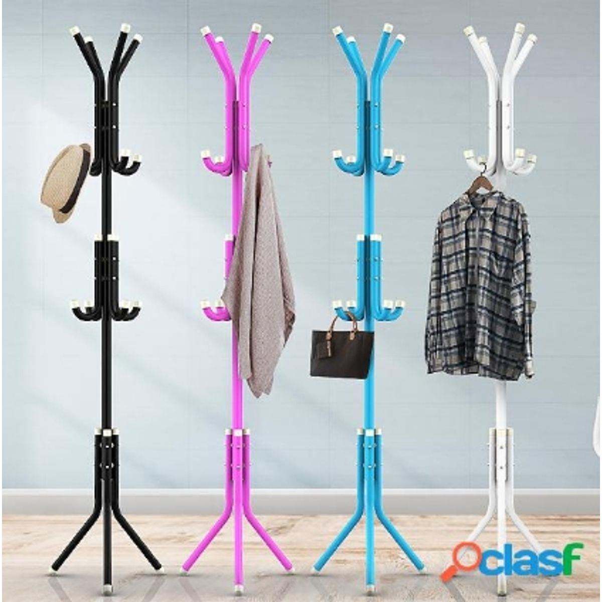 GENERICO - Perchero De Pie Perchero Metálicos