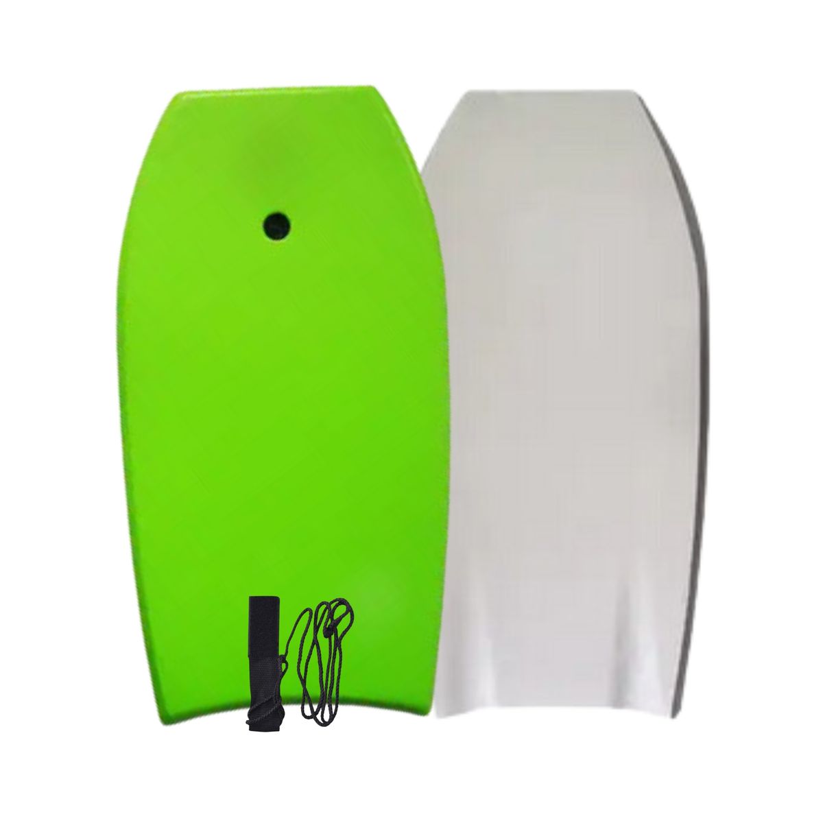 GENERICO - Bodyboard Verde 104 cm + Leash Para Muñeca / Tabla Surf