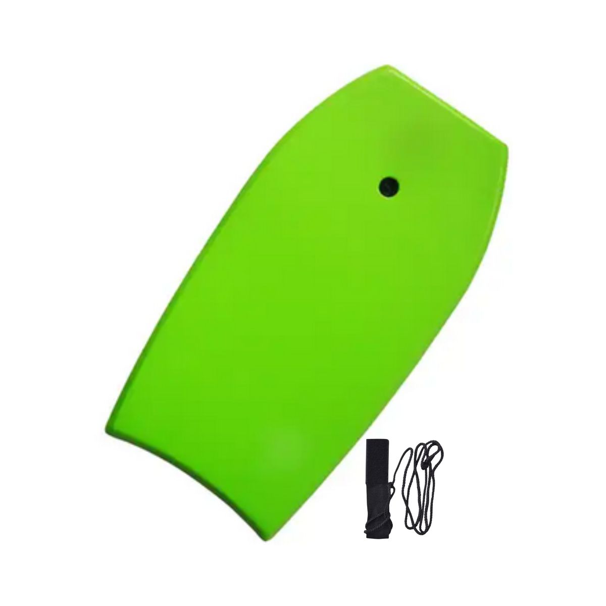 GENERICO - Bodyboard Verde 104 cm + Leash Para Muñeca / Tabla Surf