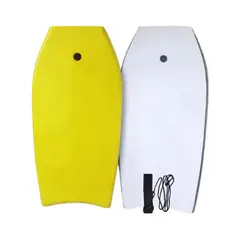 GENERICO - Bodyboard Amarillo 94 cm + Leash Para Muñeca Tabla Surf