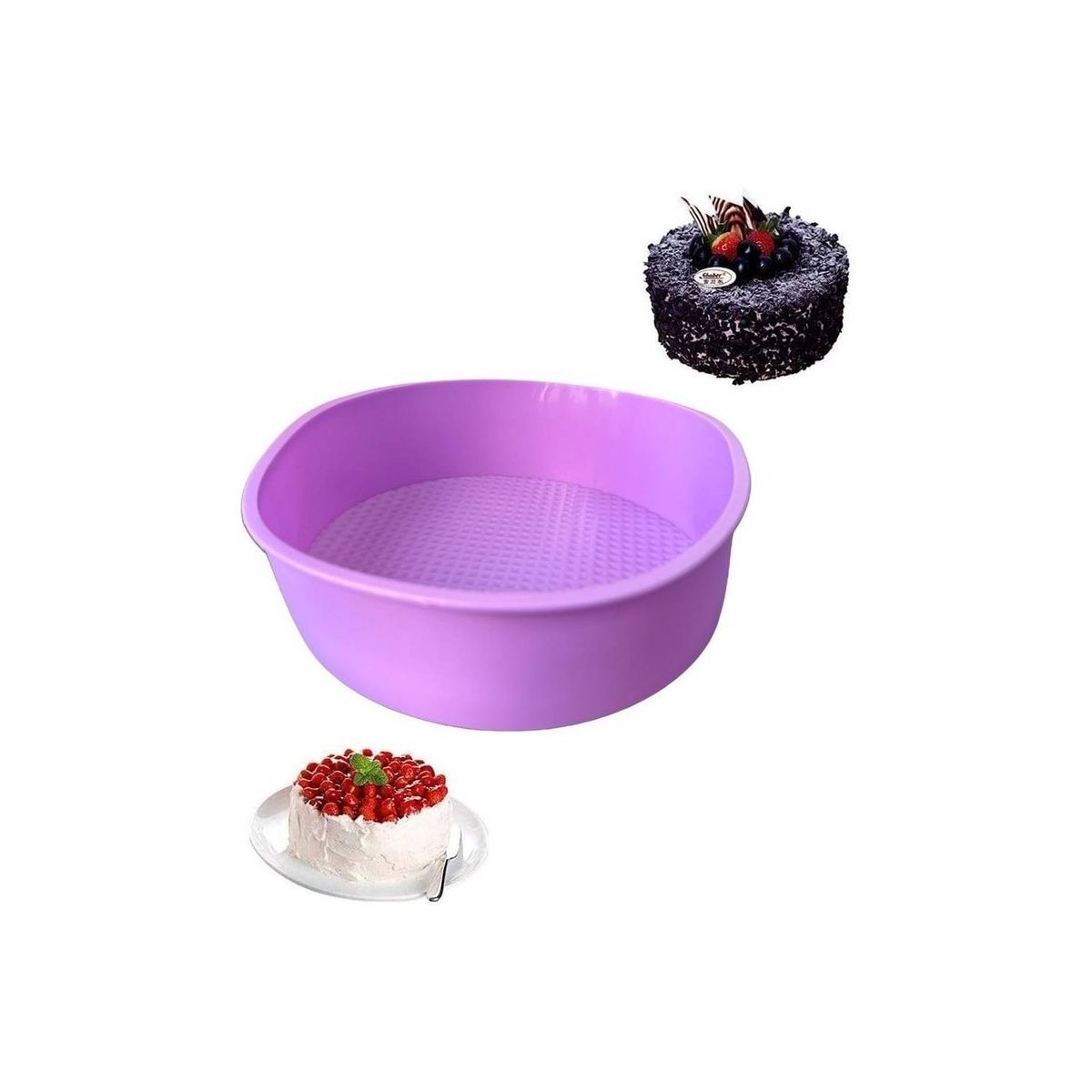 GENERICO - Molde Silicona Molde De Torta Molde De Silicona Mini Redondo