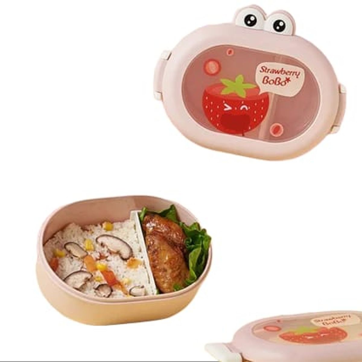 GENERICO - Tapper Hermetico Lonchera kawai Niños Niñas Colación