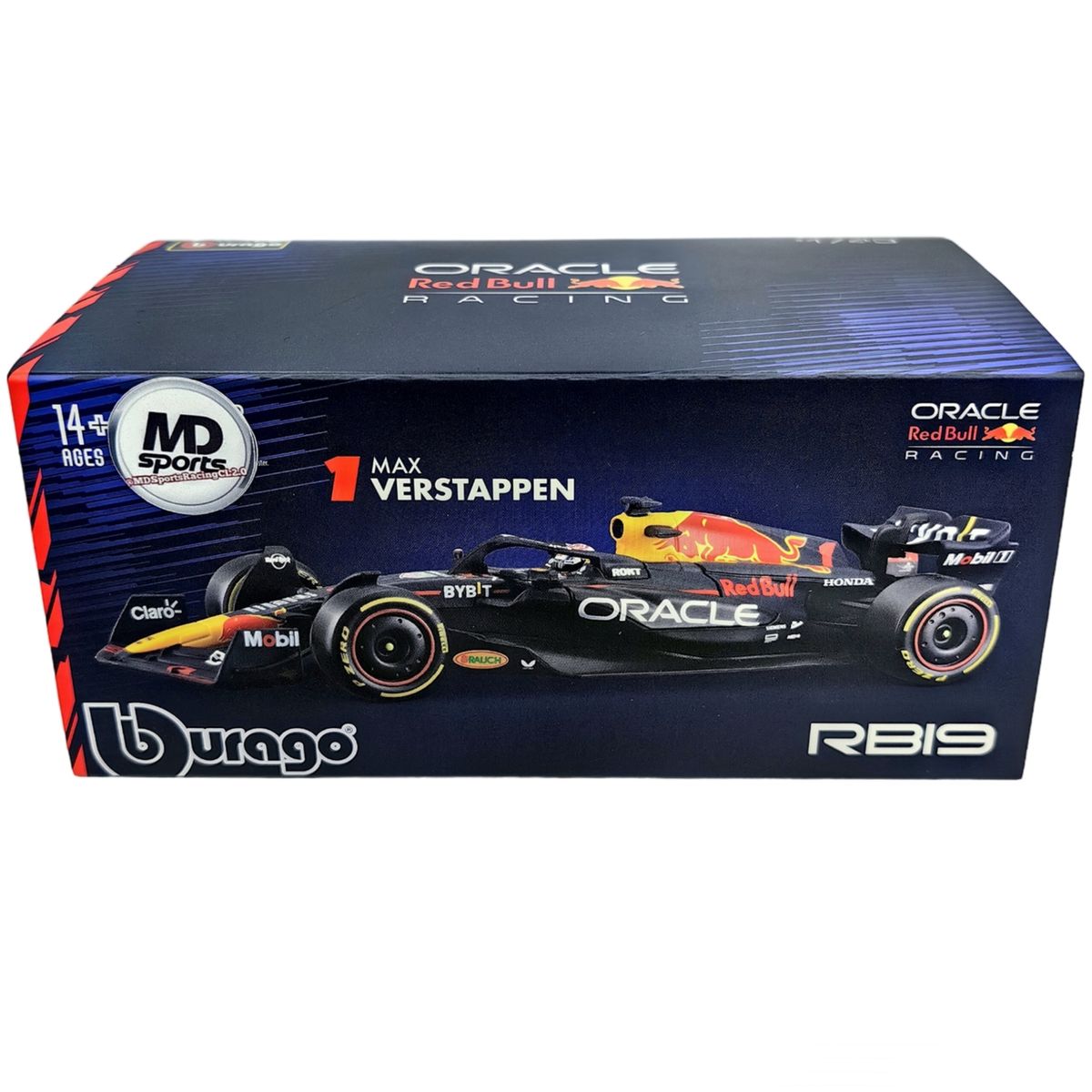 BBURAGO - Auto F1 RedBull RB19 2023 #1 Verstappen Caja Acrilica 1:43
