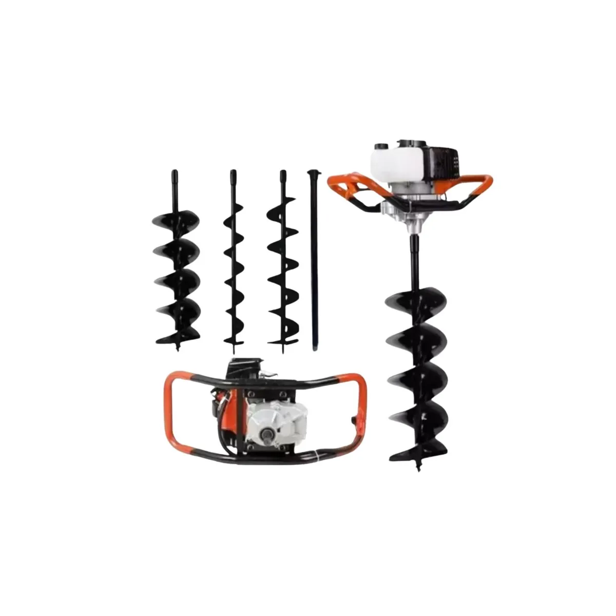 GENERICO - Barreno Ahoyador 63cc + 3 Brocas + Extesion - Profesional Japon.