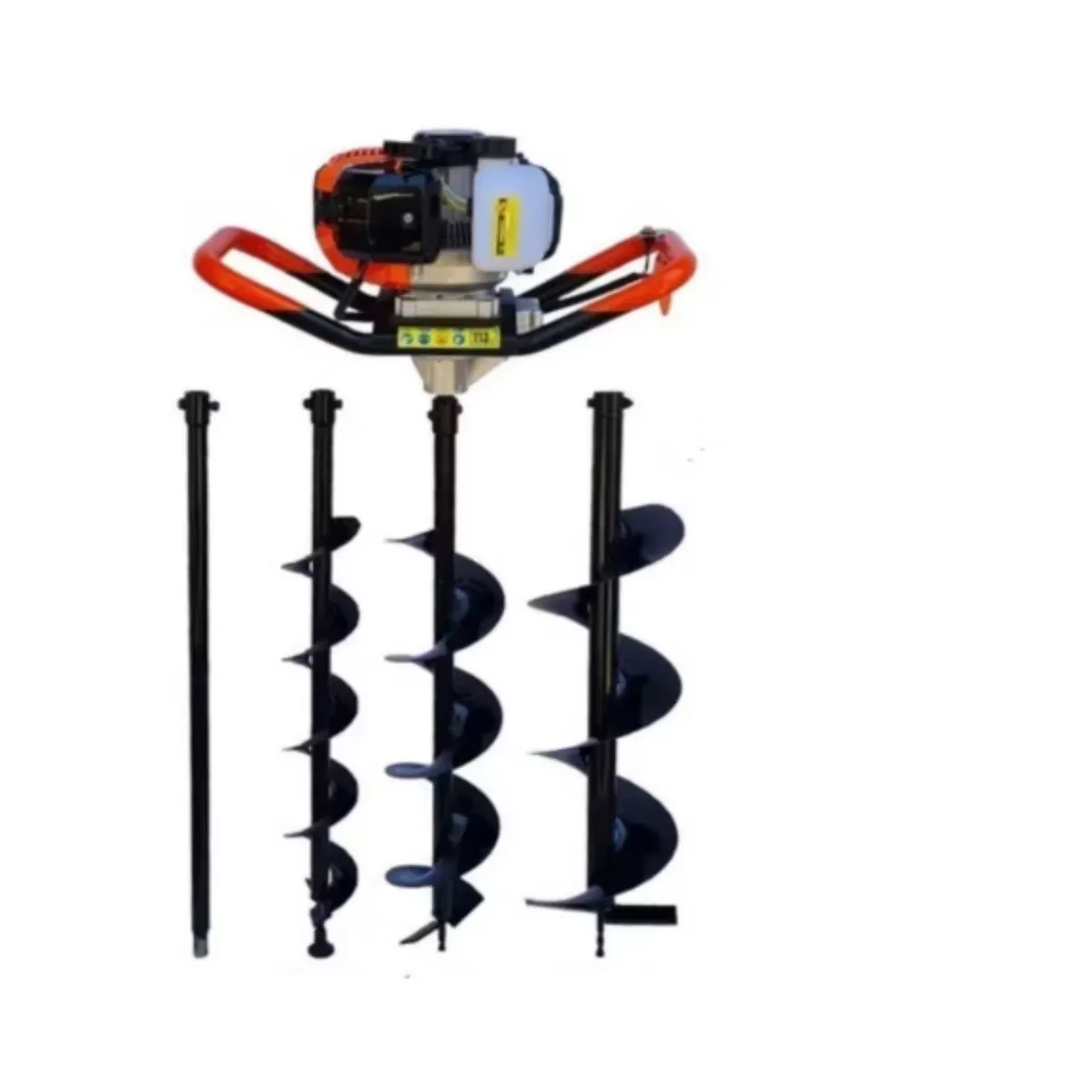 GENERICO - Barreno Ahoyador 63cc + 3 Brocas + Extesion - Profesional Japon.