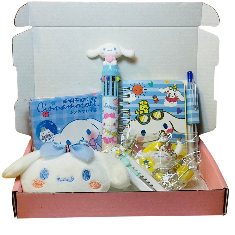 JOYAS ZJ - Set Box Cinnamoroll Planer Sticker Lapiz Ideal Para Regalo