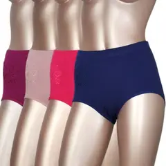 GIOVACCHINO - Pack de 4 Calzon Tiro Alto Algodón.