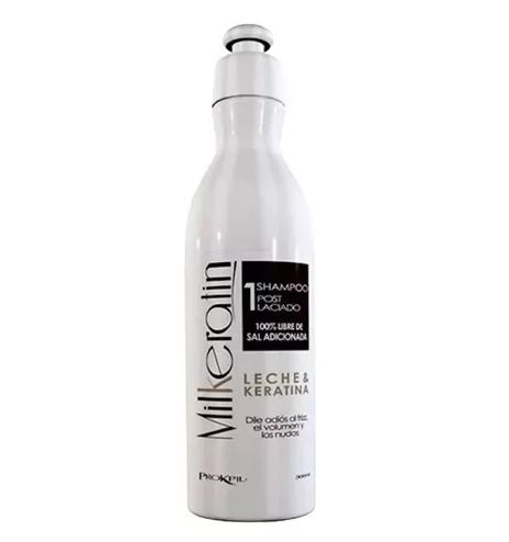 Shampoo Post Alisado Leche Keratina 500ml ...