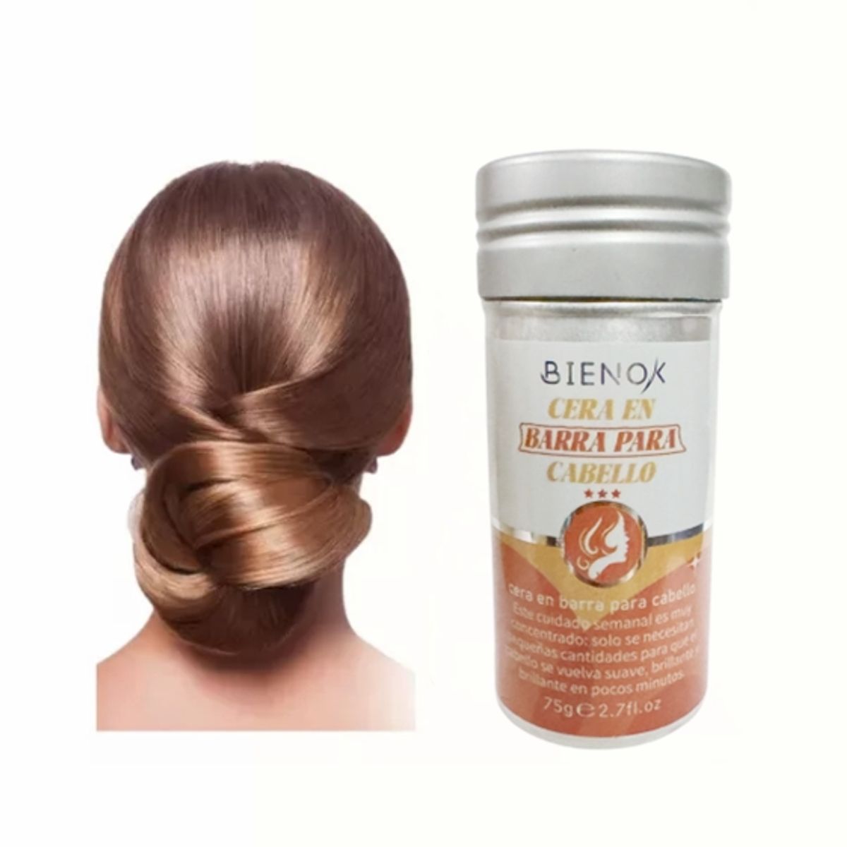 GENERICO - Cera En Barra Para Cabello Bienok 75g