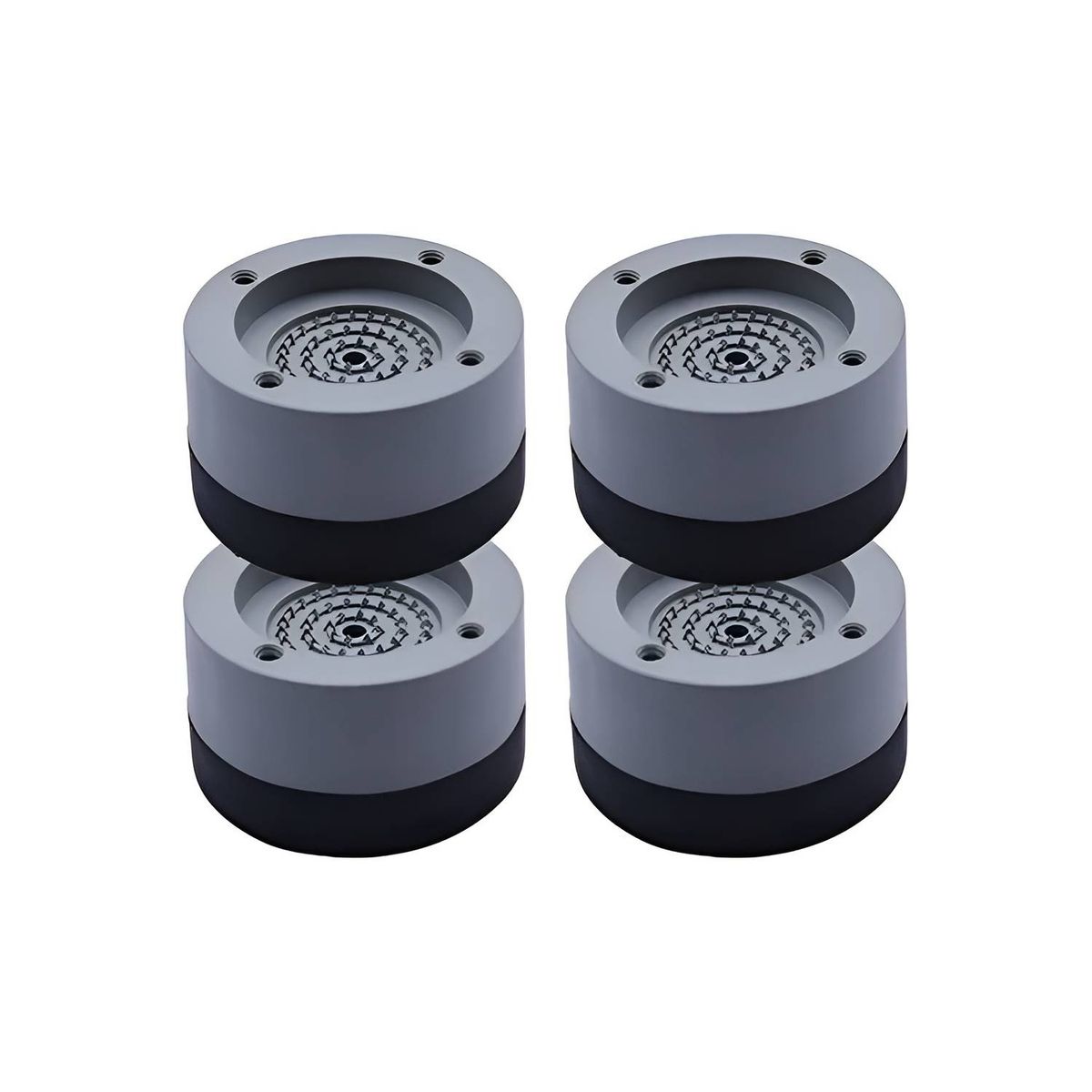 GENERICO - 4 Almohadillas Antivibracion Multiuso Base Lavadora Secadora