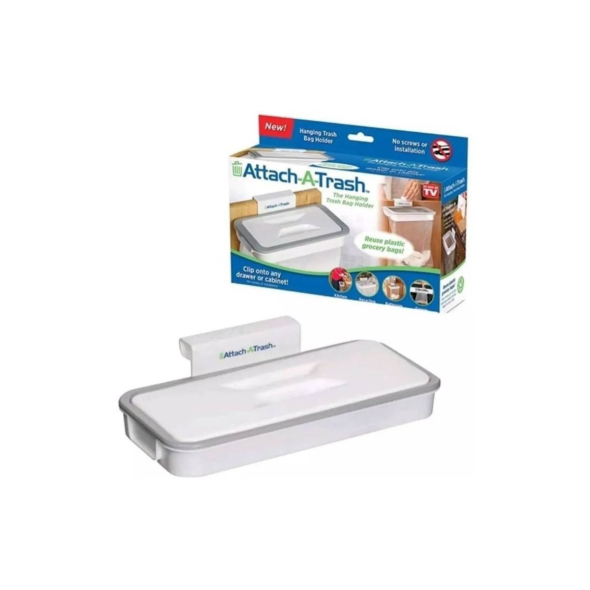 GENERICO - Basurero Portatil Dispensador Organizador Ergonómico