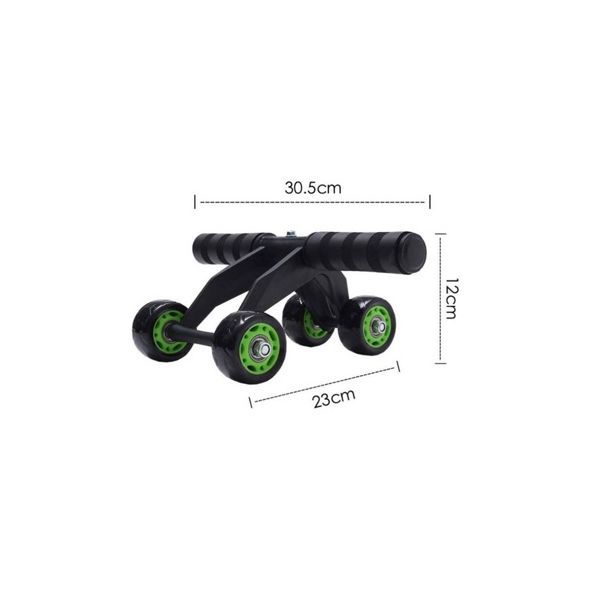 GENERICO - Rueda Abdominal Ejercicios 4 Ruedas