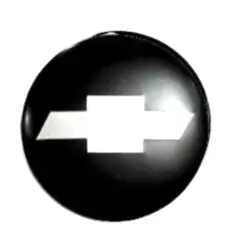 GENERICO - Tapa Centro Llanta Auto CHEVROLET 56mm Negra Logo Unidad