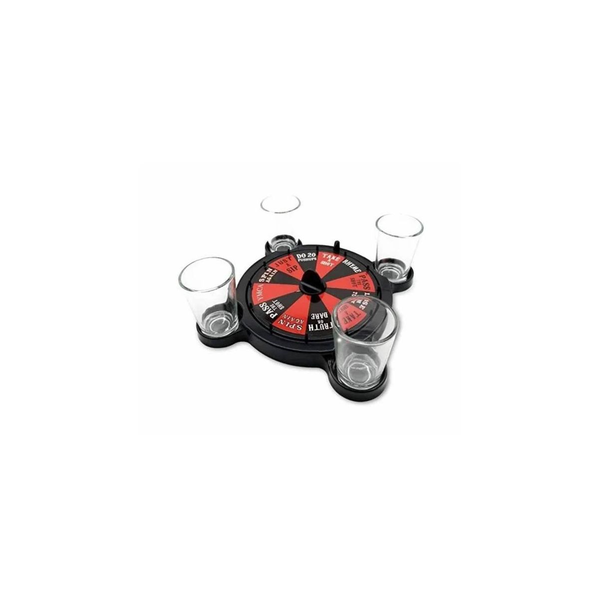 GENERICO - Juego De Mesa Spin Shot Bar Licor Ruleta Shots