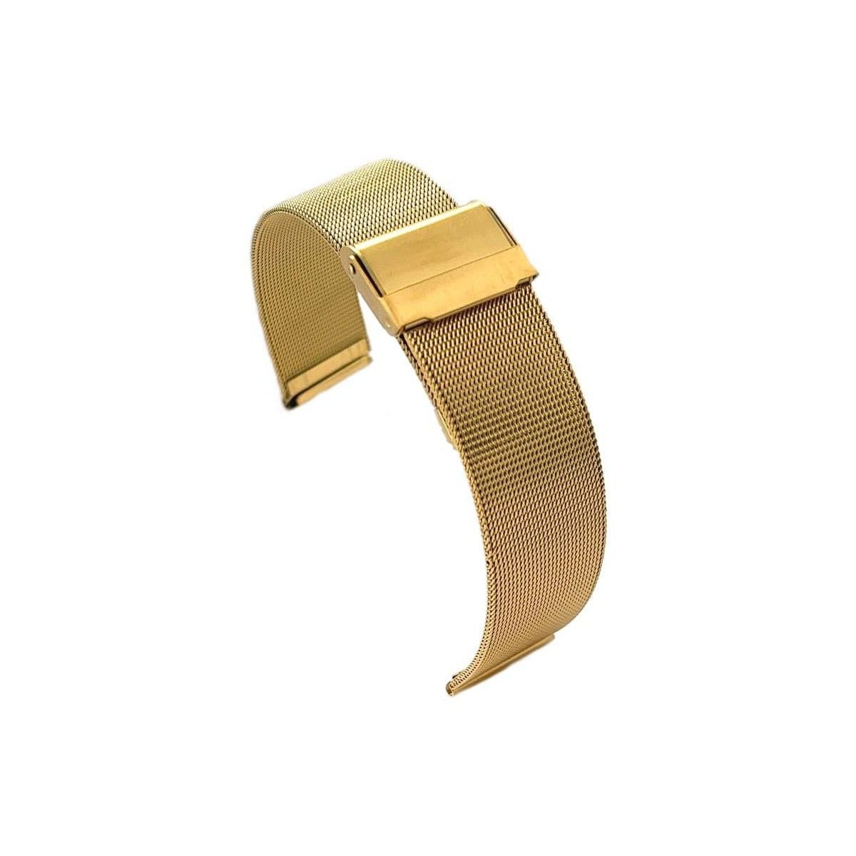 GENERICO - Correas Reloj Diloy Malla Milanesa Acero 22 mm