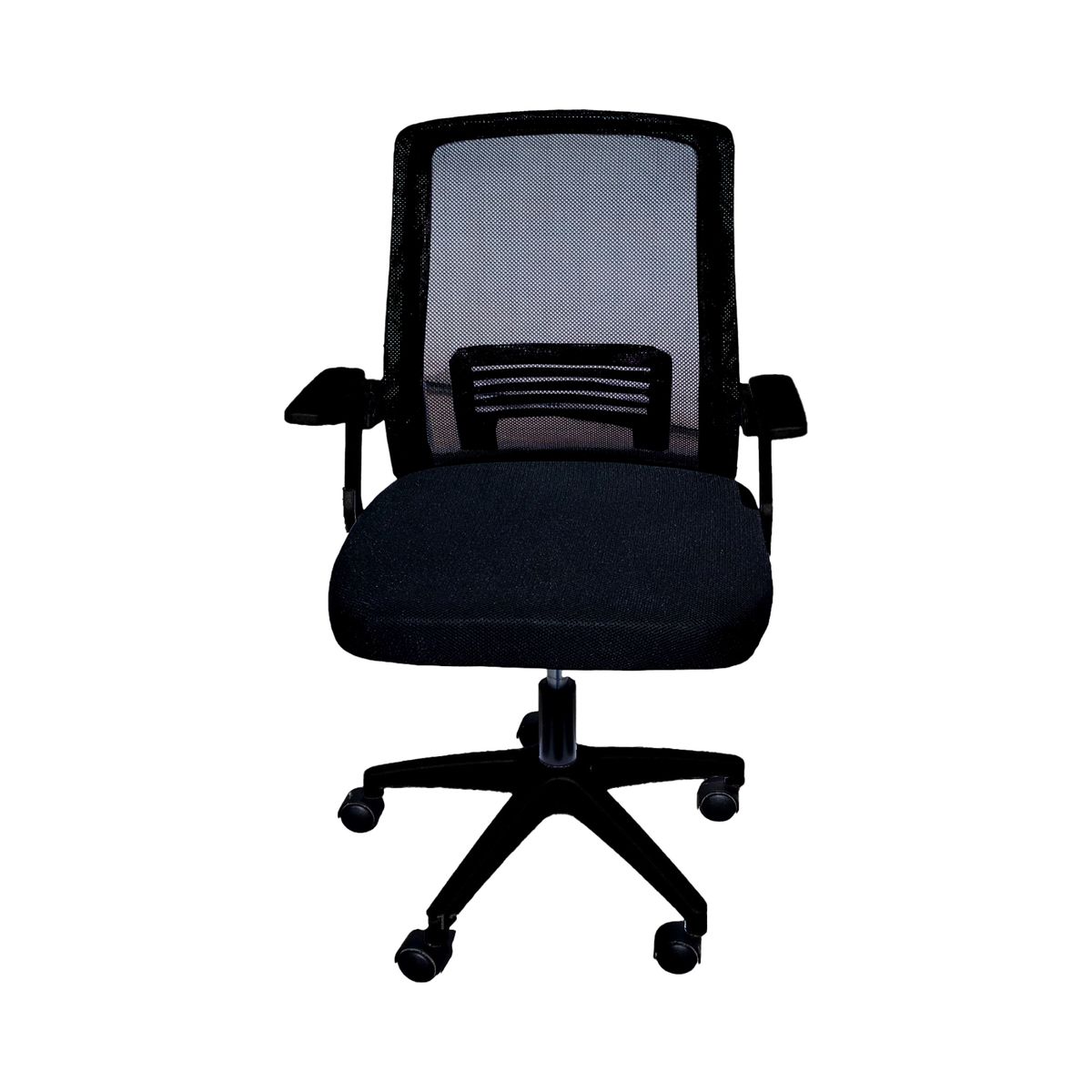 GENERICO - Silla De Oficina Escritorio Semi-Ejecutiva Lumbar Ergonómica NEGRO