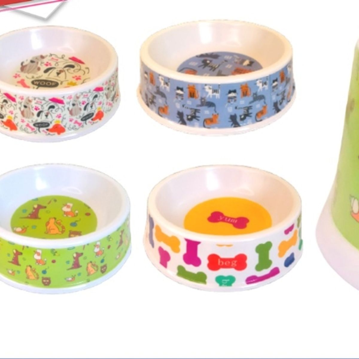 GENERICO - Plato Para Mascotas 20cm Diseños Surtidos