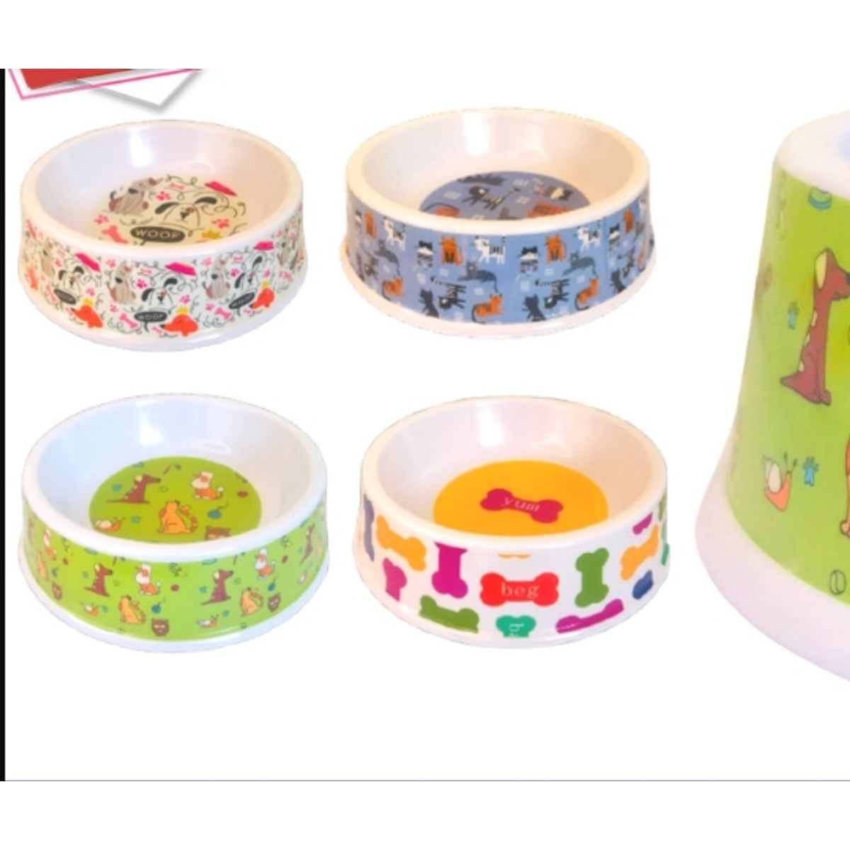 GENERICO - Plato Para Mascotas 20cm Diseños Surtidos