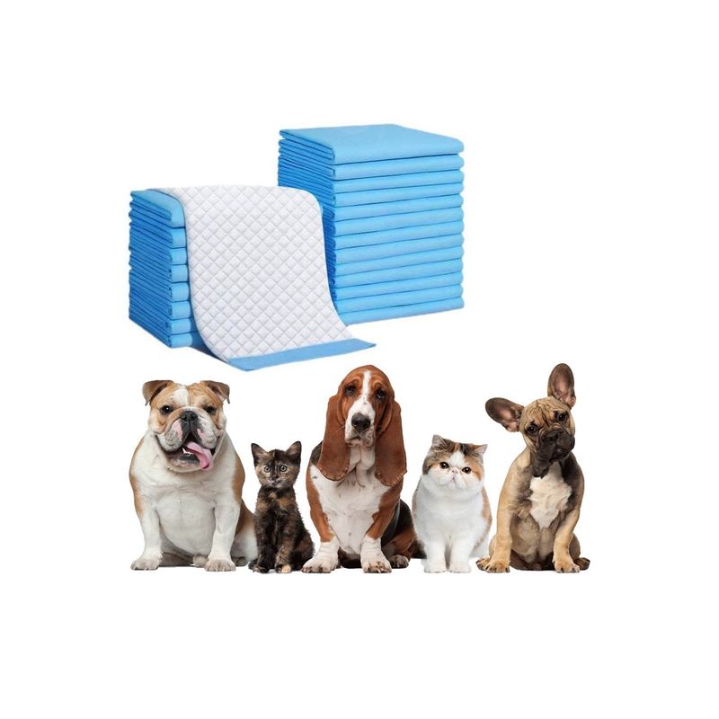 GENERICO - Pack 40 Pañales Tipo Sabanilla Talla L 60x60 Perro Mascotas