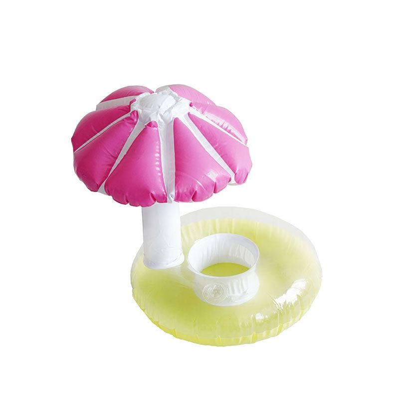 GENERICO - Porta vasos inflables flotante para piscina