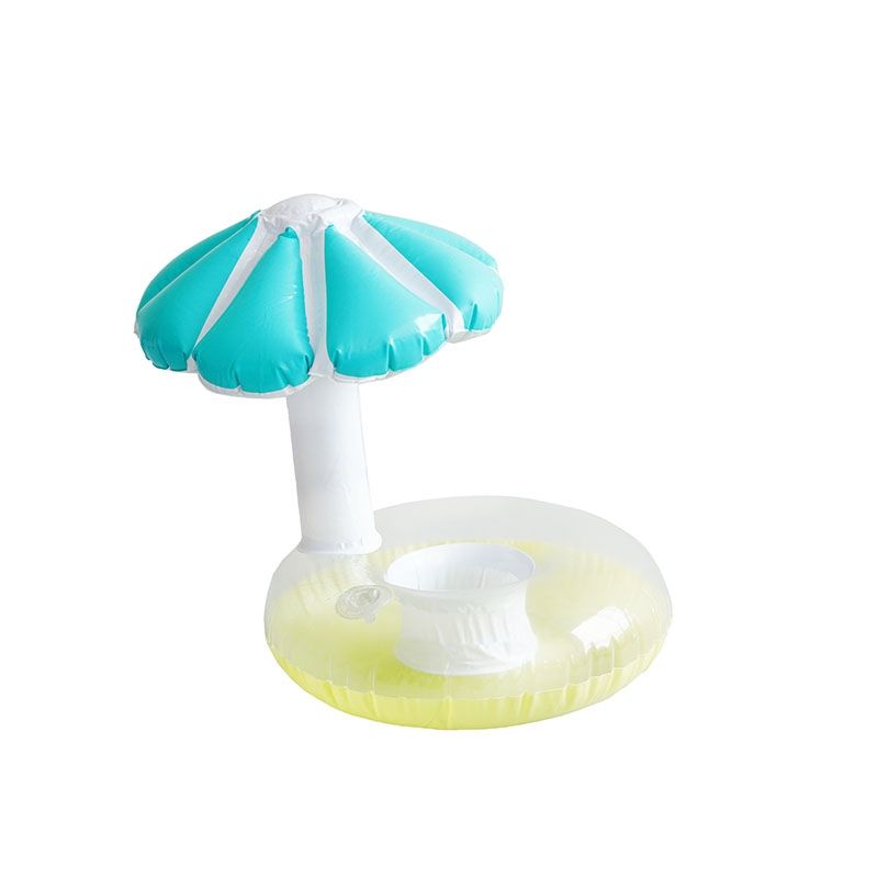 GENERICO - Porta vasos inflables flotante para piscina