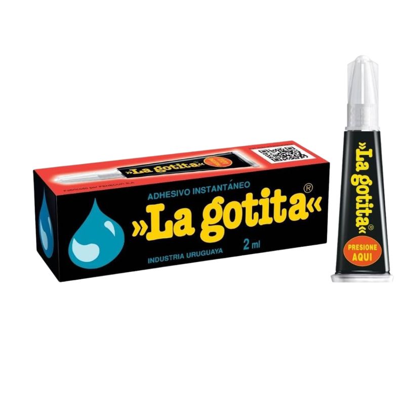 GENERICO - La Gotita Adhesivo Instantáneo 2ml Pegamento Súper Fuerte de 4g