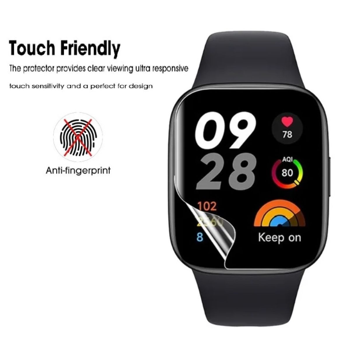 GENERICO - 2 Lamina Protectoras Para XIaomi Redmi Watch 3 Active Hidrogel