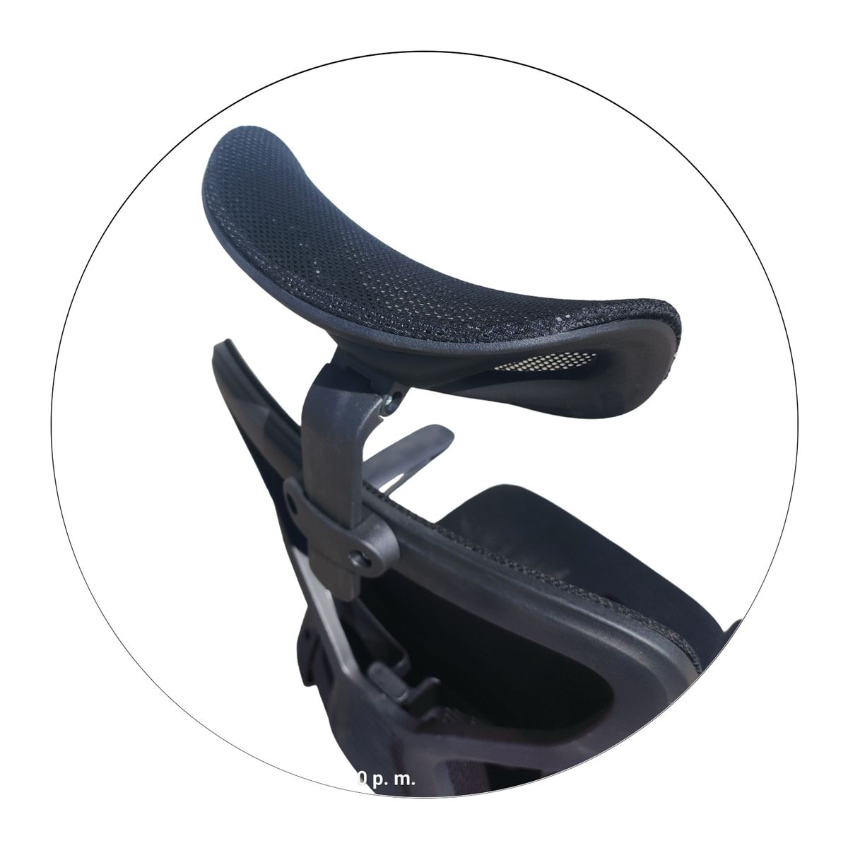 GENERICO - Silla Oficina Escritorio Ejecutiva Lumbar Ergonómica Cabecera NEGRO