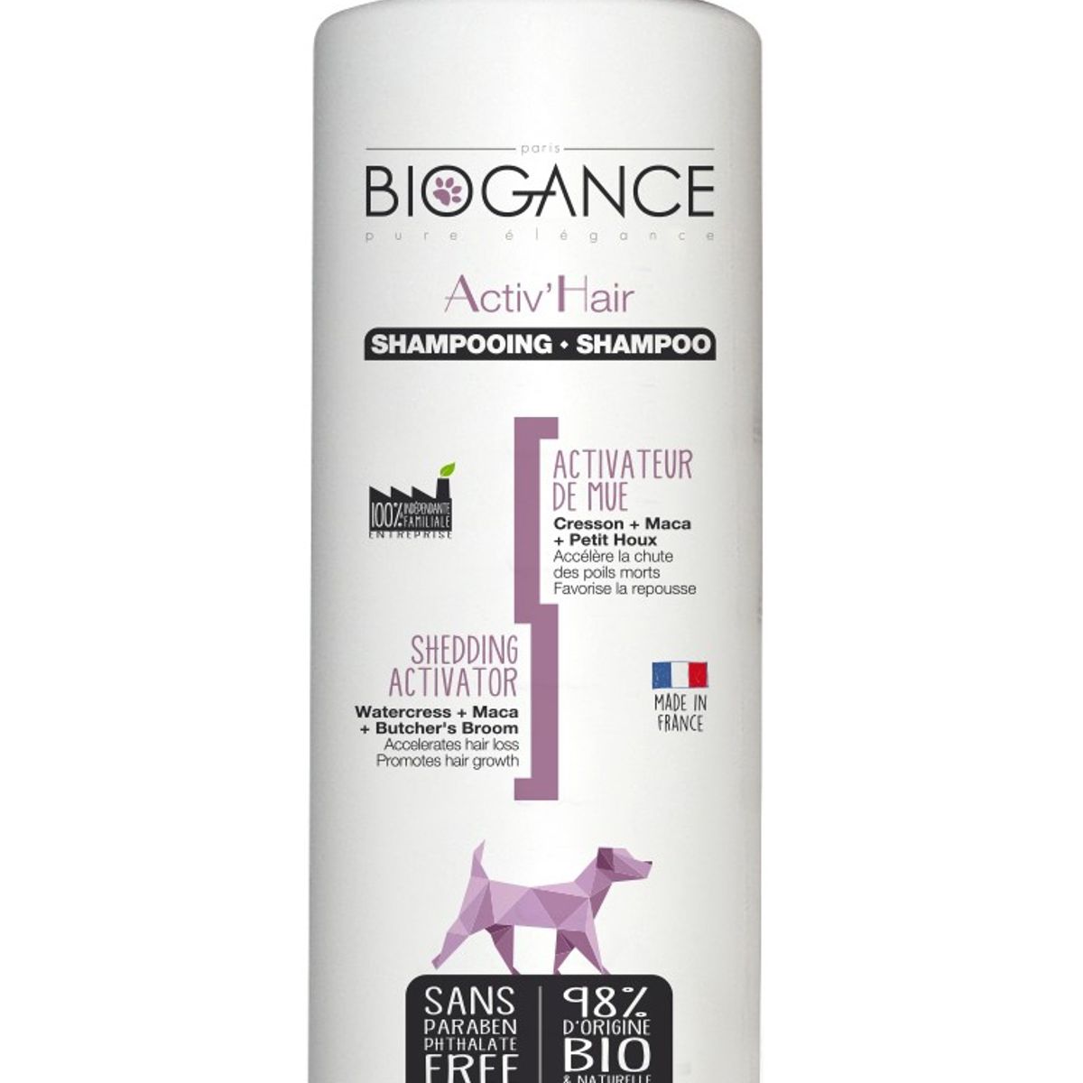 BIOGANCE - Shampoo Activ'hair (favorece Crecimiento) 1 Litro, Biogance.