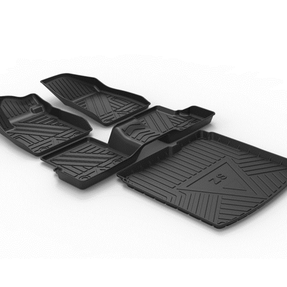 GENERICO - Set Cubre Piso Y Maletero Mg Zs Y Zx Calce Perfecto 4 Piezas