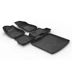 GENERICO - Set Cubre Piso Y Maletero Mg Zs Y Zx Calce Perfecto 4 Piezas