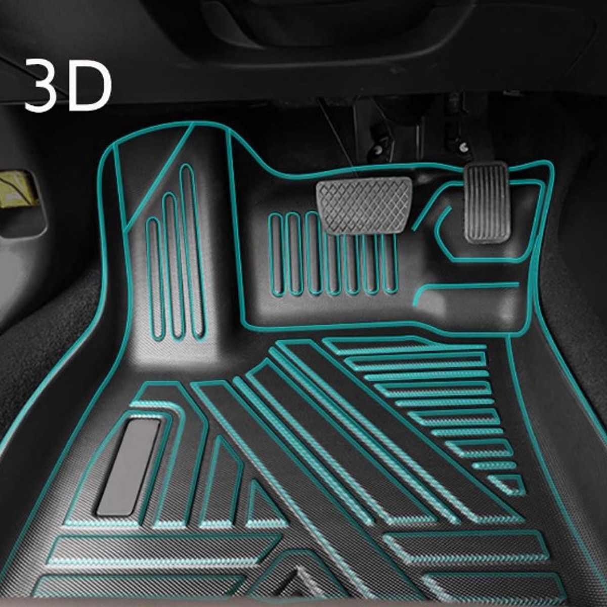 GENERICO - Set Cubre Piso Y Maletero Mg Zs Y Zx Calce Perfecto 4 Piezas