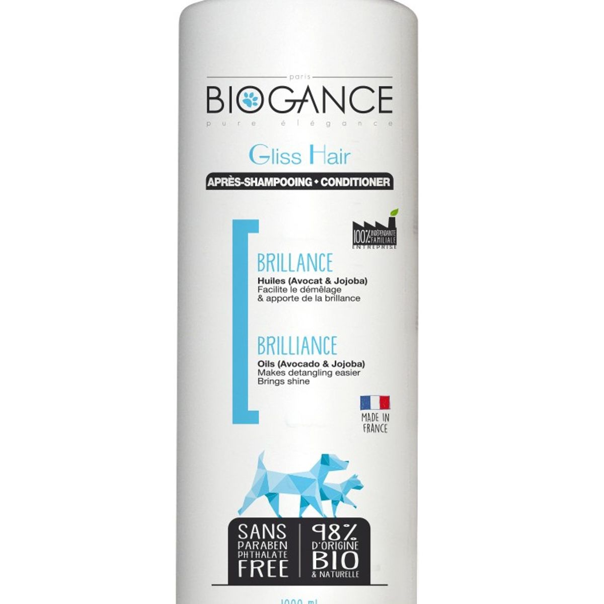 BIOGANCE - Acondicionador Gliss Hair 1 Litro, Biogance.