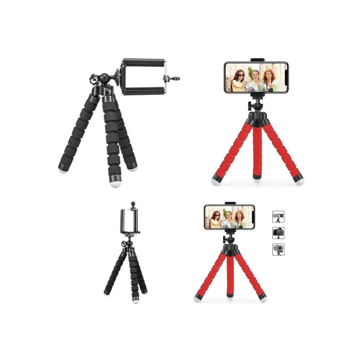 GENERICO - Mini Tripode Celular Selfie Flexible Pod Giratorio