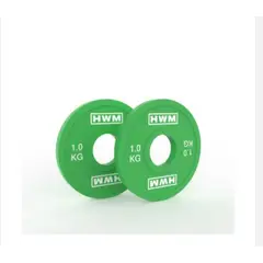 HWM - Par discos olimpicos fraccionales 1kg -