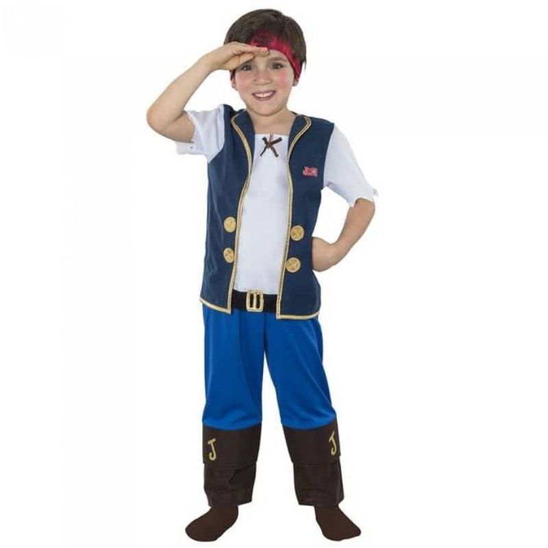 OEM - DISFRAZ JAKE EL PIRATA TALLA 3-4 AÑOS