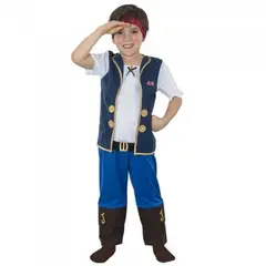 OEM - DISFRAZ JAKE EL PIRATA TALLA 3-4 AÑOS